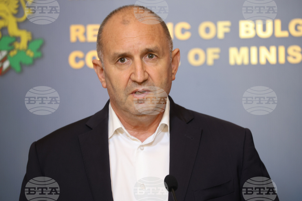 Министерски съвет - Румен Радев - изявление