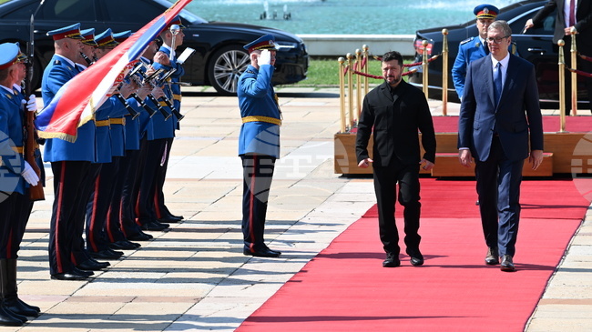 Presidents of Serbia and Ukraine Confer in Belgrade
