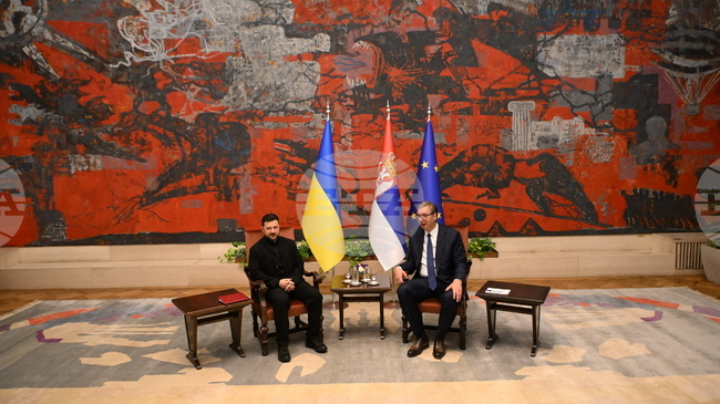 Украинският президент Володимир Зеленски благодари на Сърбия, че иска да възстанови един украински град, пострадал от войната с Русия 