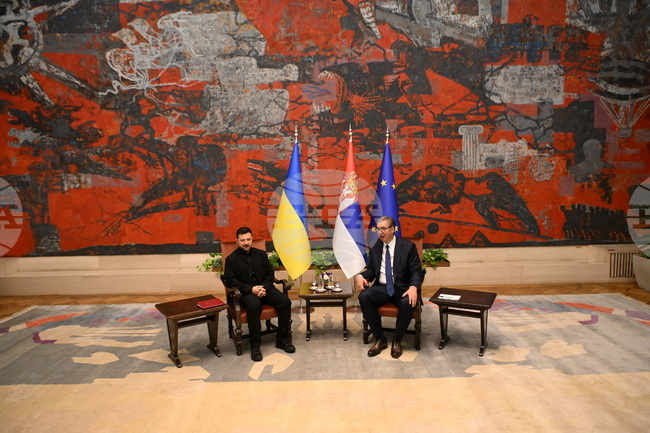 Украинският президент Володимир Зеленски благодари на Сърбия, че иска да възстанови един украински град, пострадал от войната с Русия 