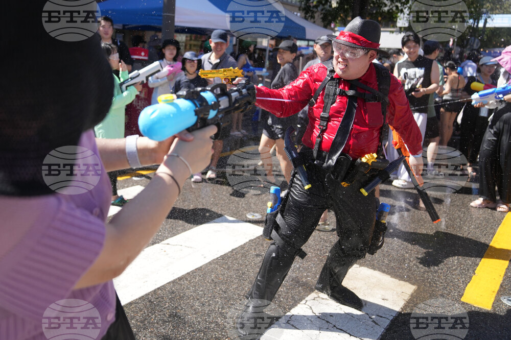 South Korea Water Gun Festival