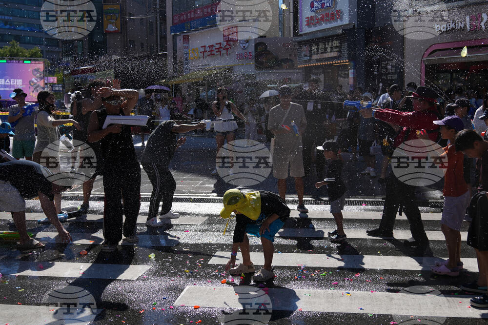 South Korea Water Gun Festival