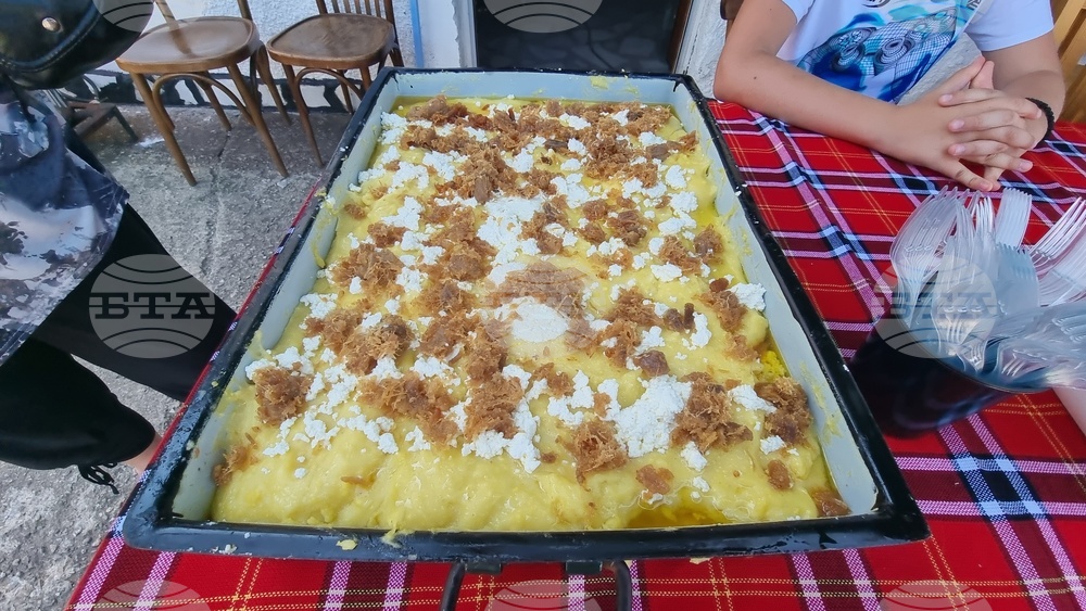 Село Черна гора - Празник на качамака