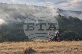 Село Висока могила - пожар