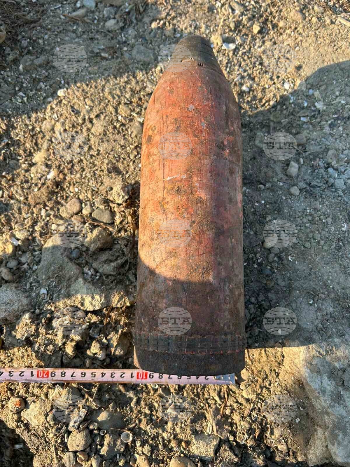 Във Видин военнослужещи обезвредиха силно корозирал 105-милиметров снаряд