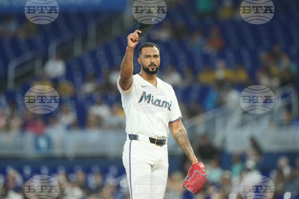 Angels Marlins Baseball