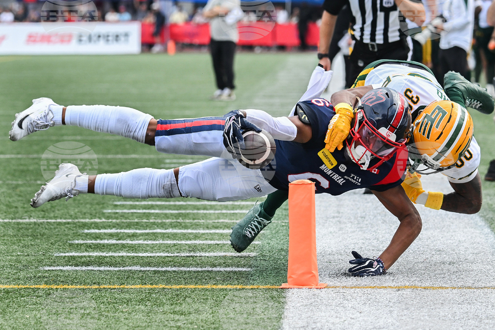 APTOPIX CFL Elks Alouettes Football