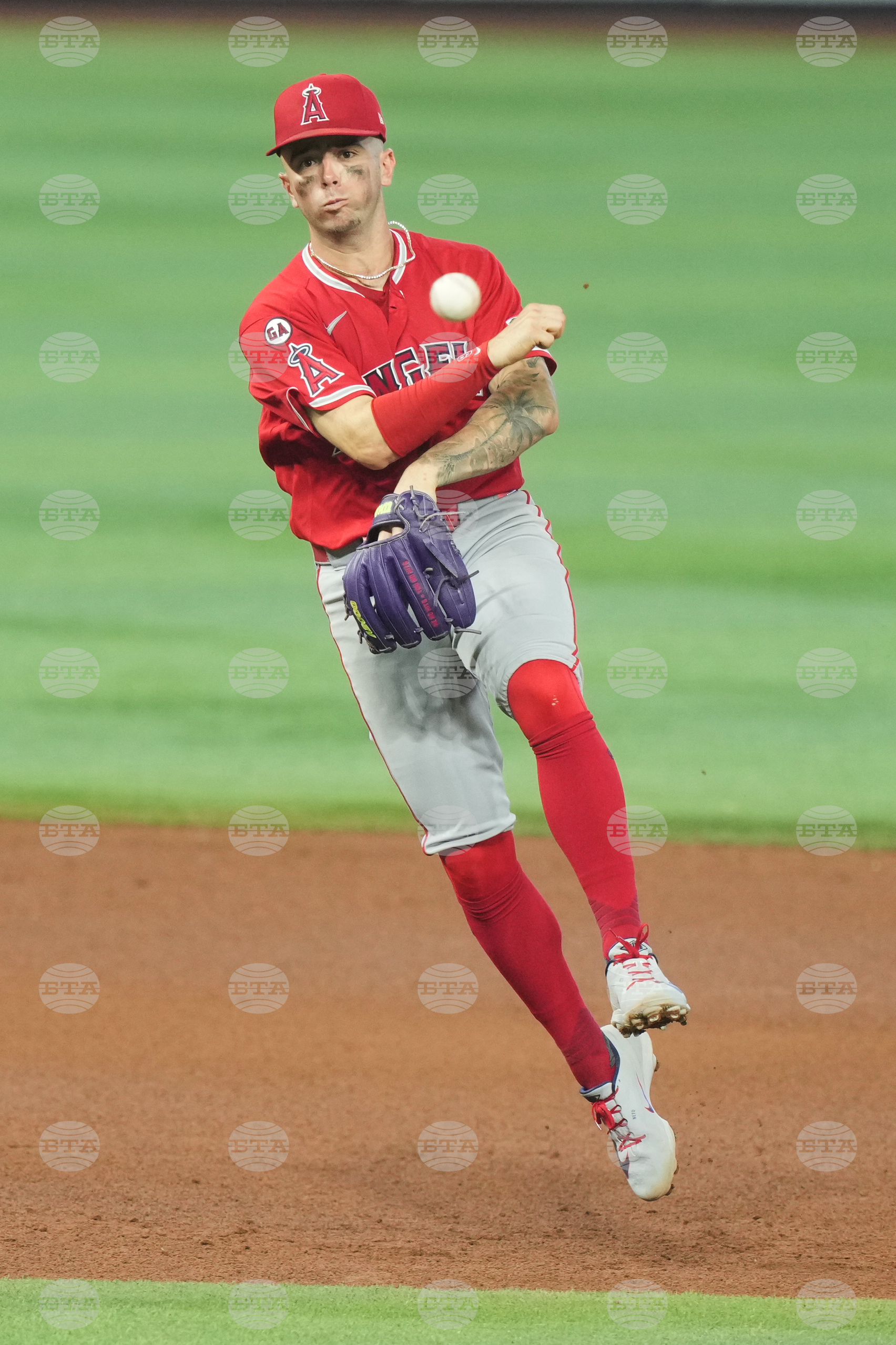 Angels Marlins Baseball