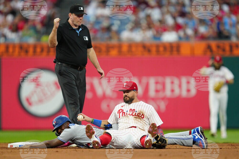 Blue Jays Phillies Baseball