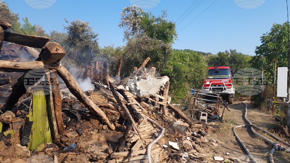 Село Висока могила - пожар