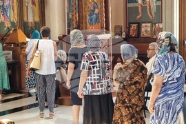 Ямбол - храм „Успение на Пресвета Богородица“ - литургия