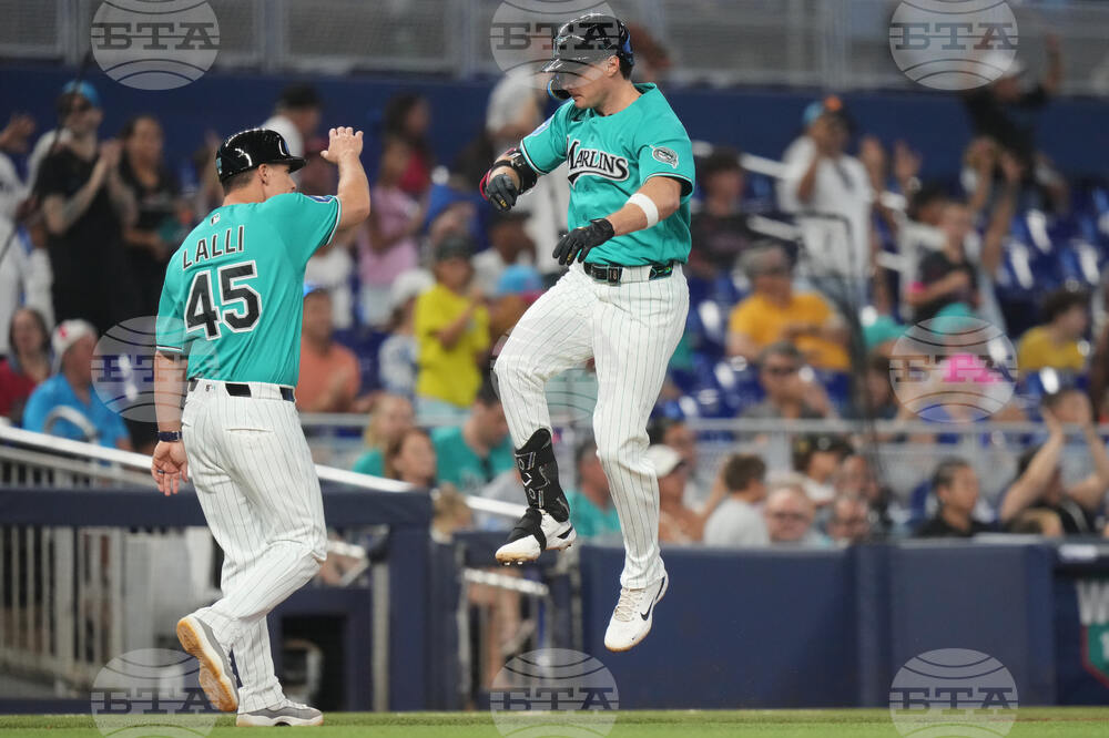 Angels Marlins Baseball