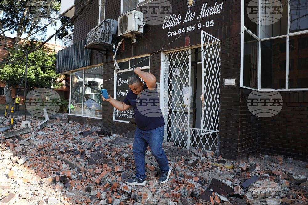 APTOPIX Colombia Earthquake