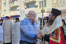 Видин - Хавайска чудотворна мироточива икона на Пресвета Богородица - посрещане - литийно шествие
