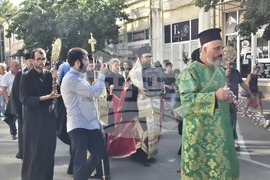 Видин - Хавайска чудотворна мироточива икона на Пресвета Богородица - посрещане - литийно шествие