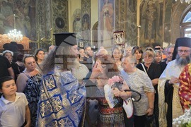 Видин - Хавайска чудотворна мироточива икона на Пресвета Богородица - посрещане - литийно шествие