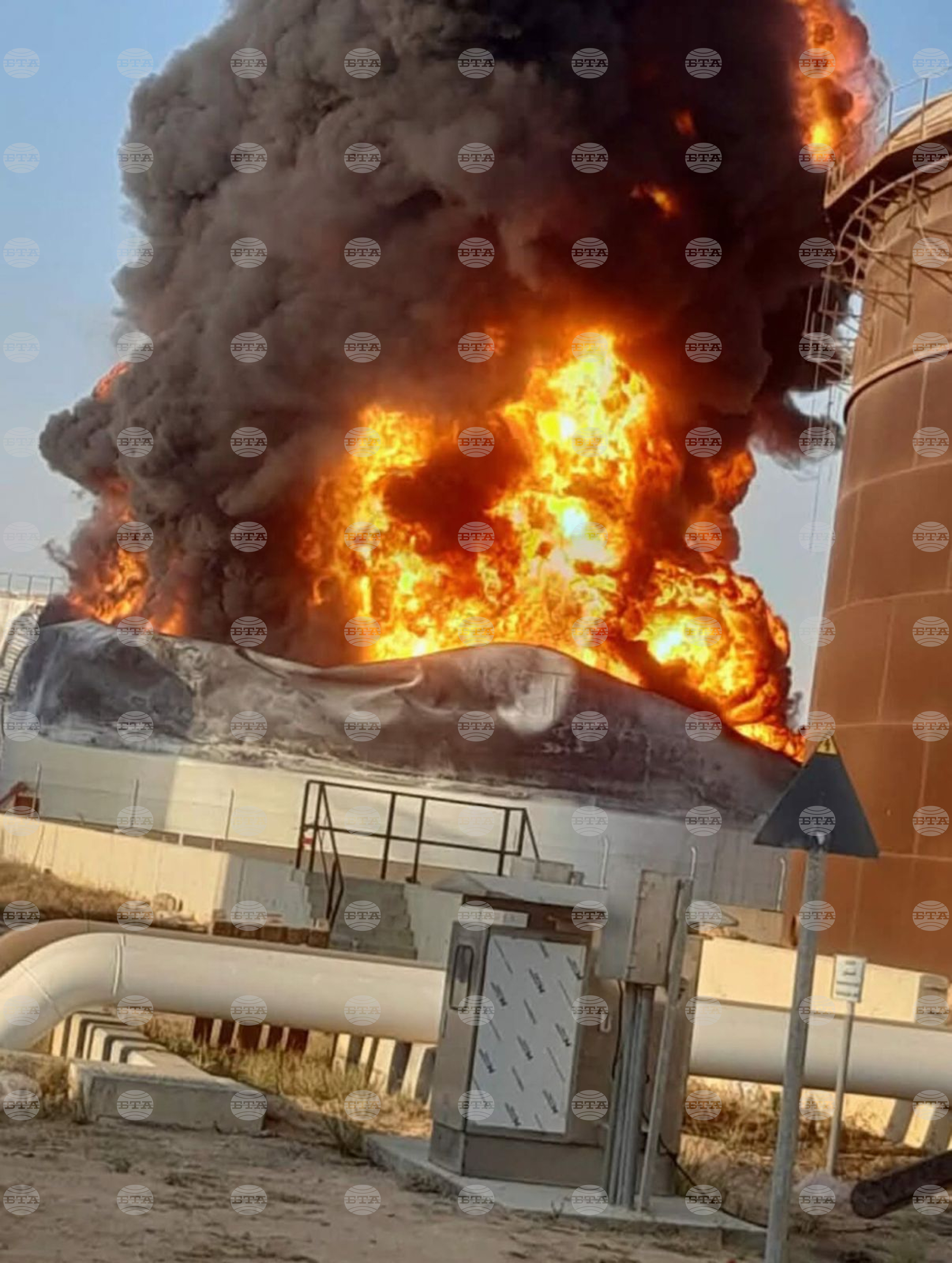 Libya Refinery Fire