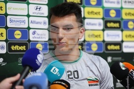 Самоков - мъжки национален отбор по волейбол - тренировка