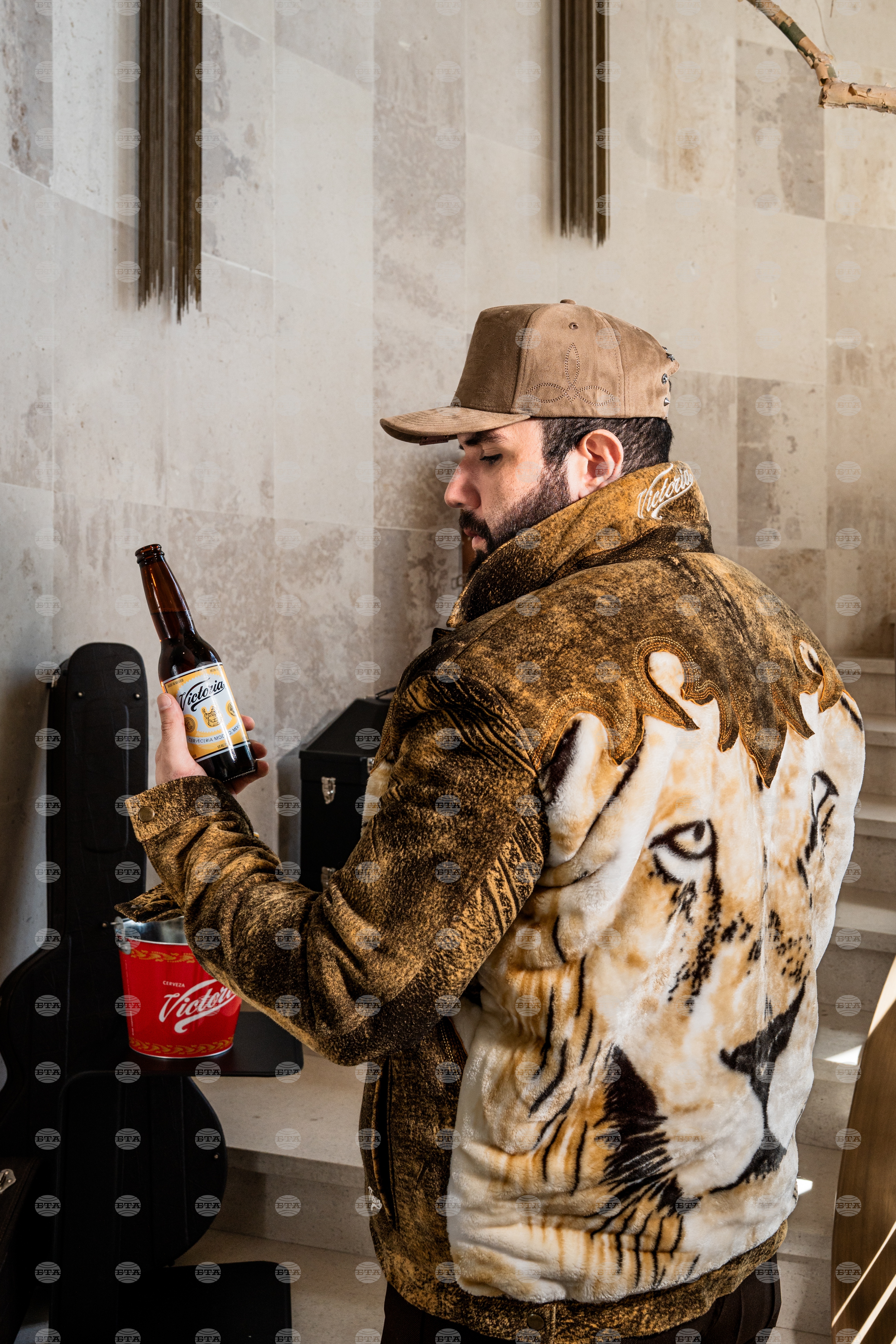Carín León Sports Limited-Edition 'Carín's Cobija Jacket' in Victoria Beer Partnership