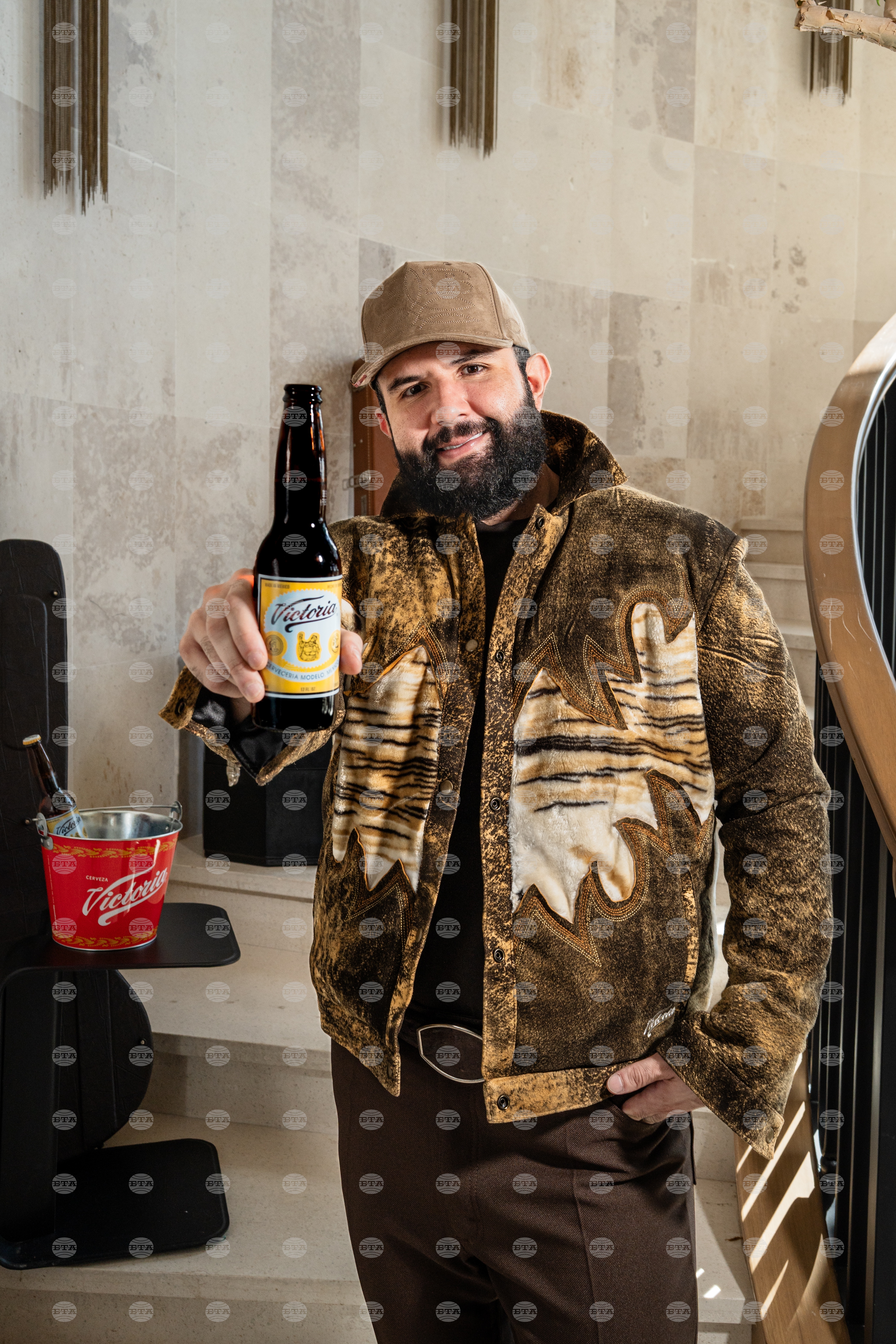 Carín León Sports Limited-Edition 'Carín's Cobija Jacket' in Victoria Beer Partnership