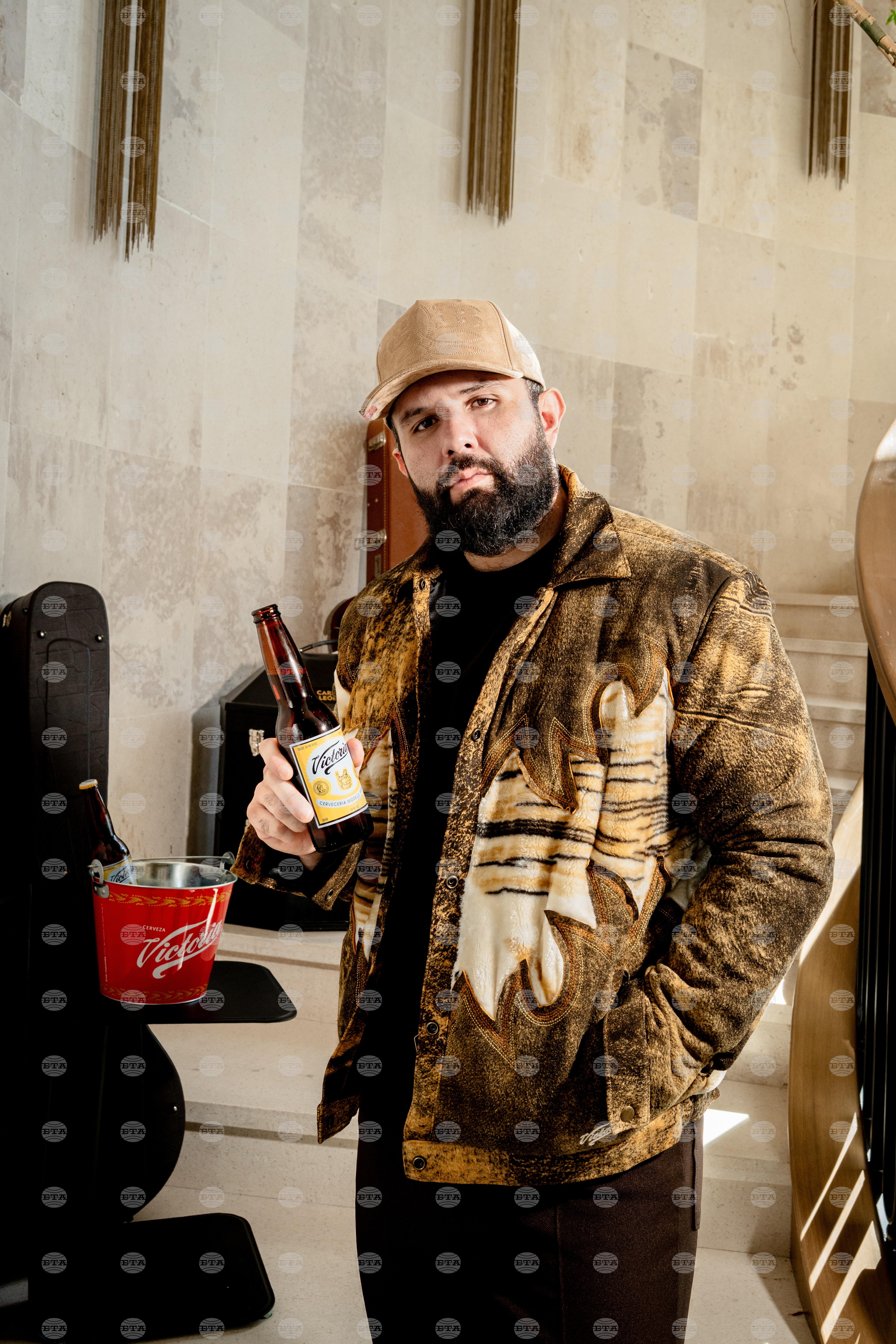 Carín León Sports Limited-Edition 'Carín's Cobija Jacket' in Victoria Beer Partnership