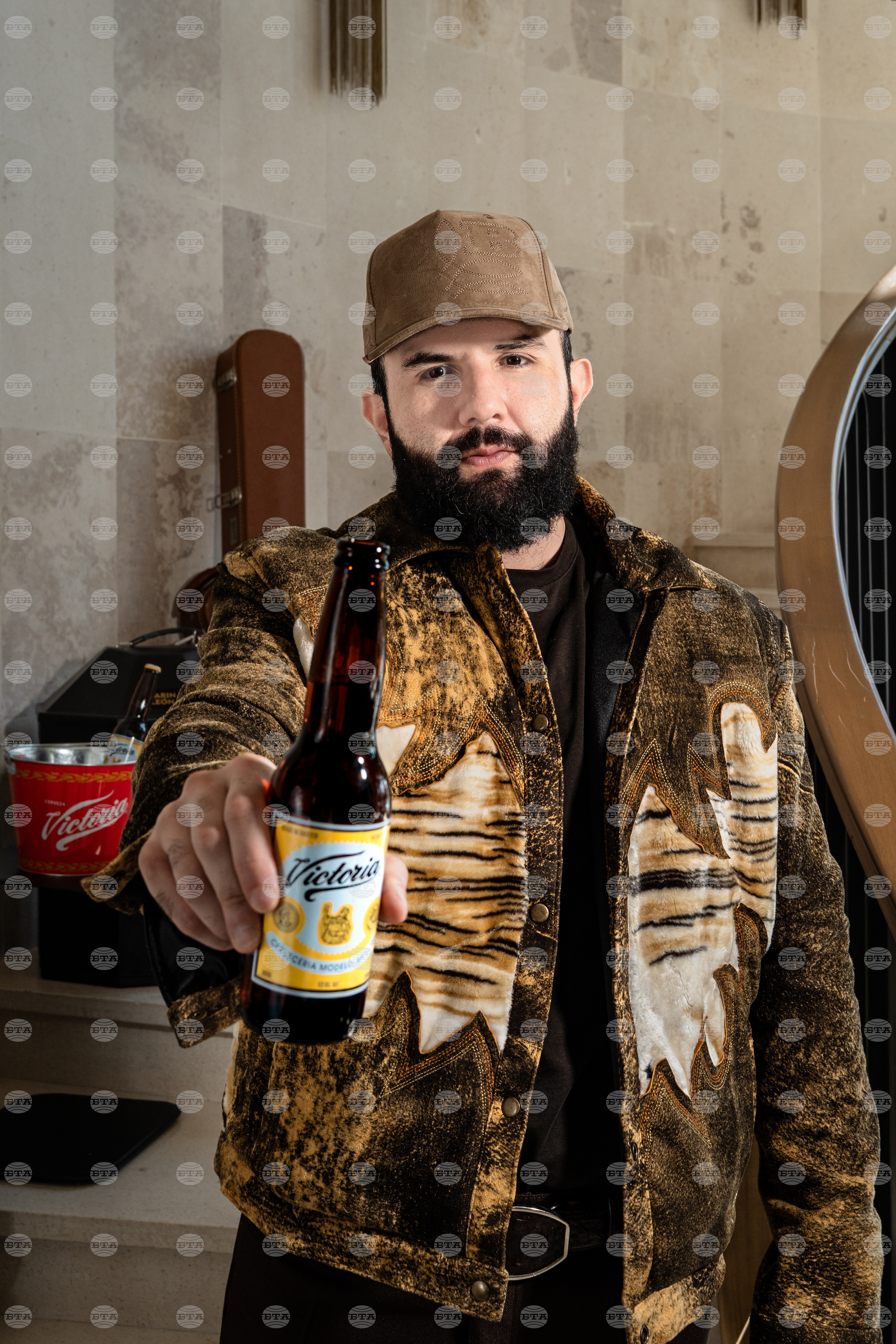 Carín León Sports Limited-Edition 'Carín's Cobija Jacket' in Victoria Beer Partnership