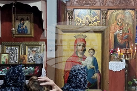 Нова Загора - икона на Пресвета Богородица Акатистна, Атонска