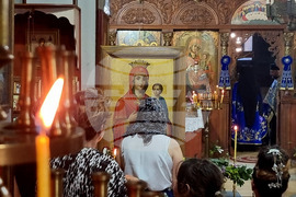Нова Загора - икона на Пресвета Богородица Акатистна, Атонска