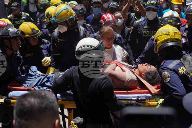 CORRECTION APTOPIX Colombia Earthquake