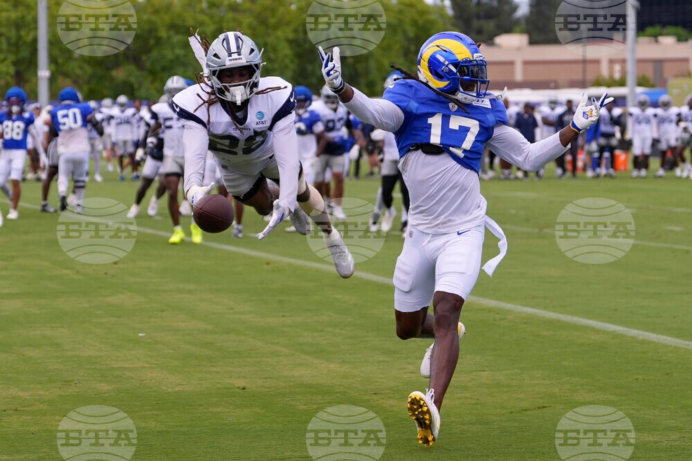 Cowboys Rams Camp Football