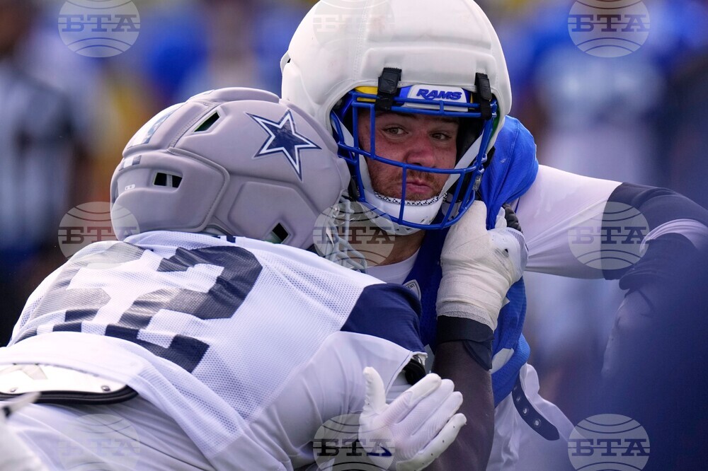 Cowboys Rams Camp Football