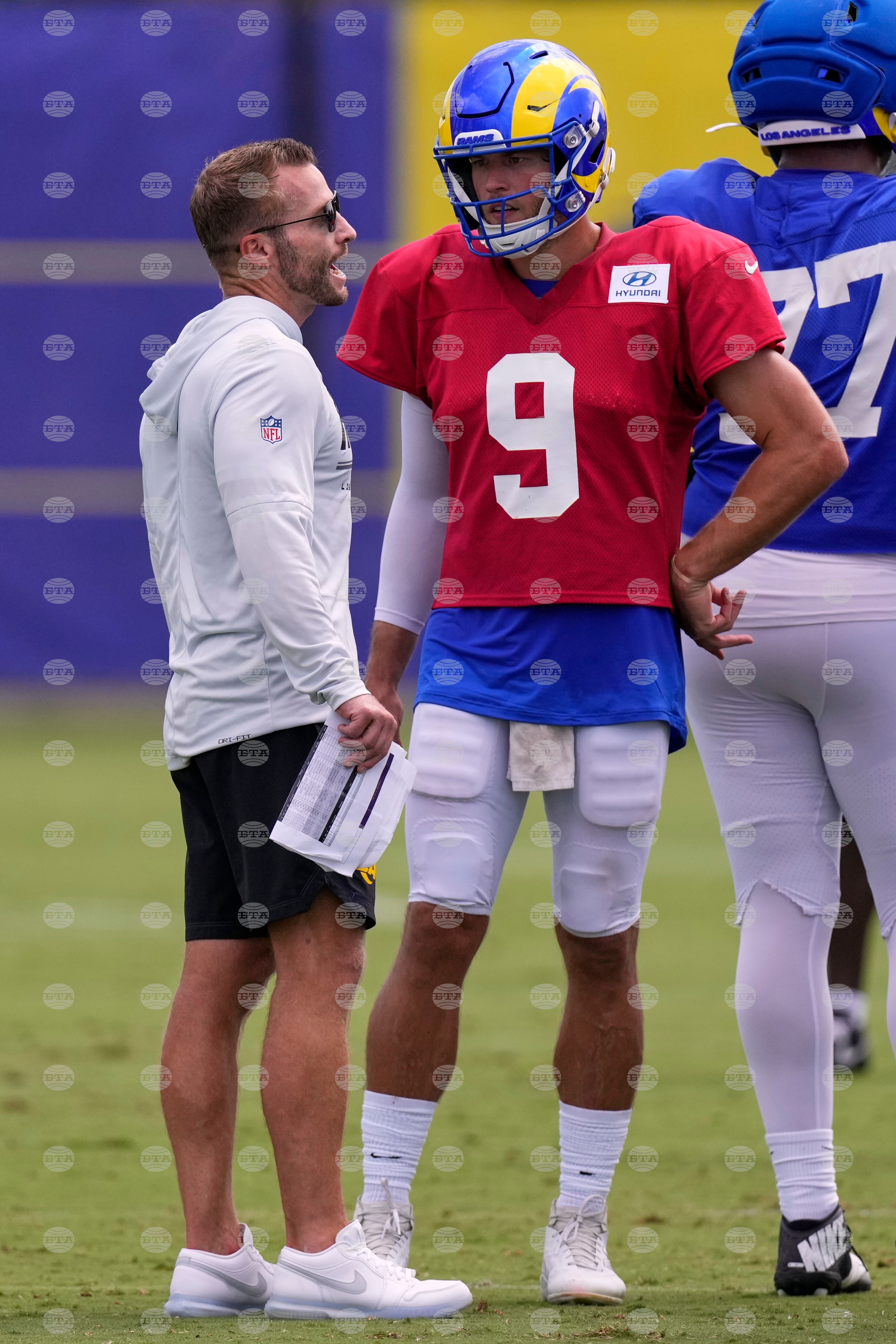 Cowboys Rams Camp Football