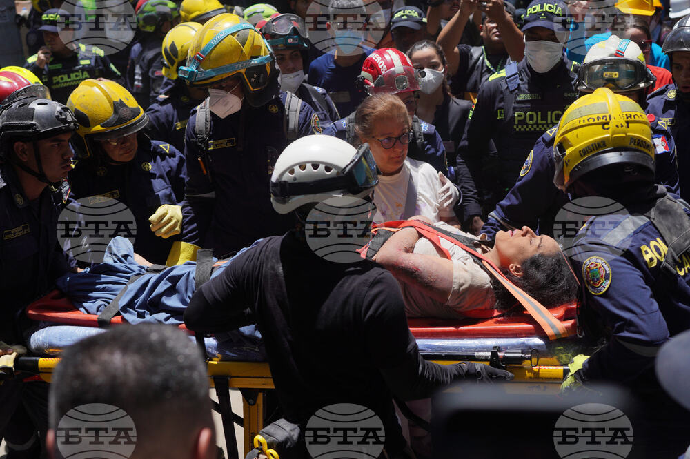 CORRECTION APTOPIX Colombia Earthquake
