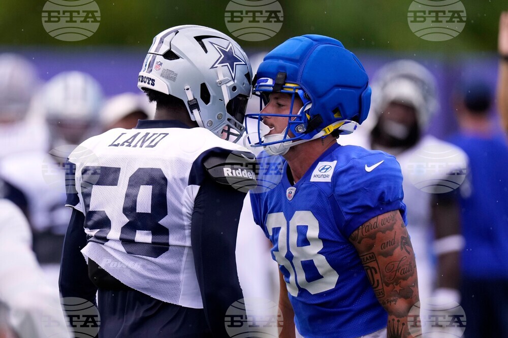 Cowboys Rams Camp Football