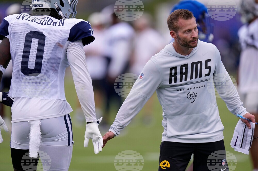 Cowboys Rams Camp Football
