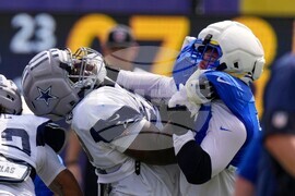 Cowboys Rams Camp Football