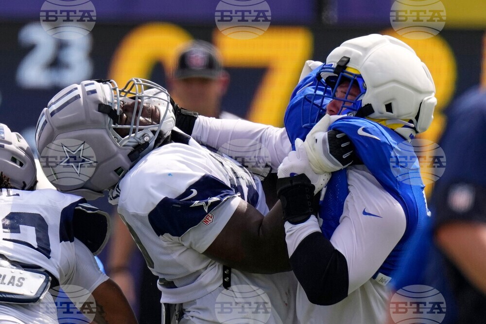 Cowboys Rams Camp Football