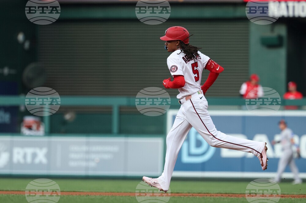 Cubs Nationals Baseball