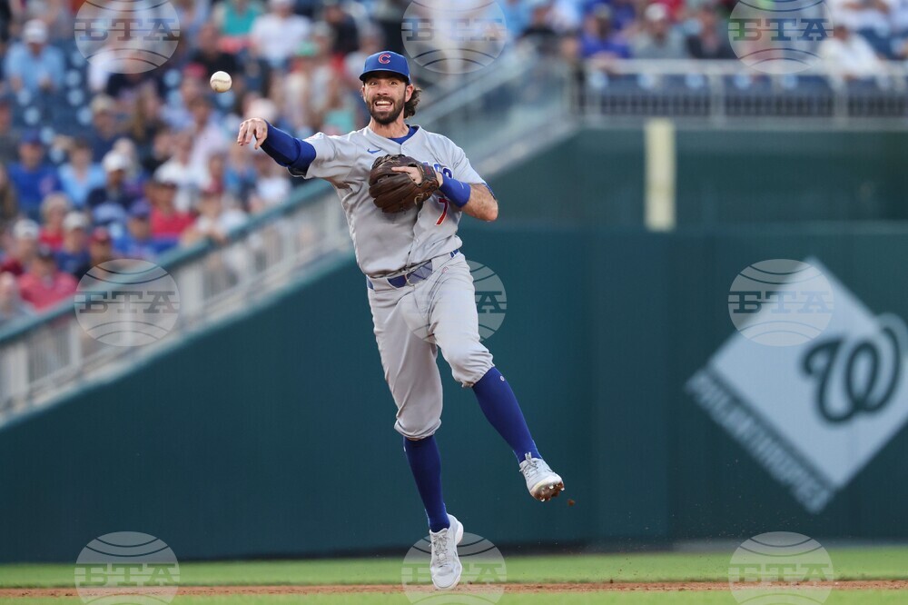Cubs Nationals Baseball