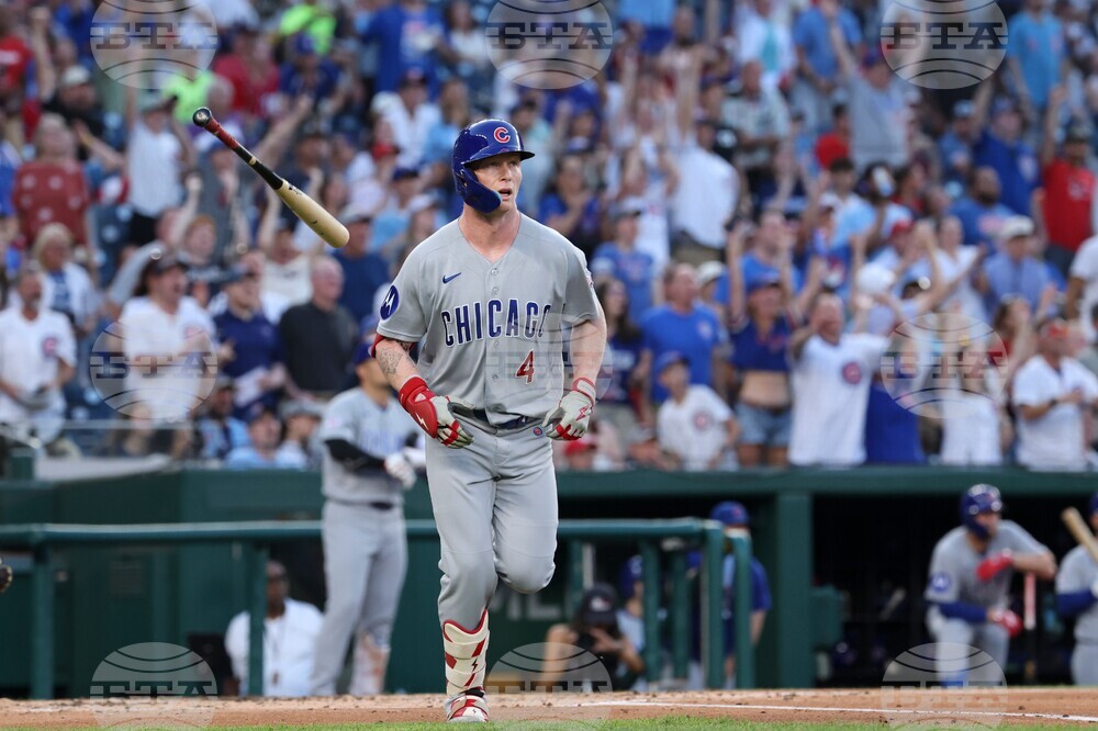 Cubs Nationals Baseball