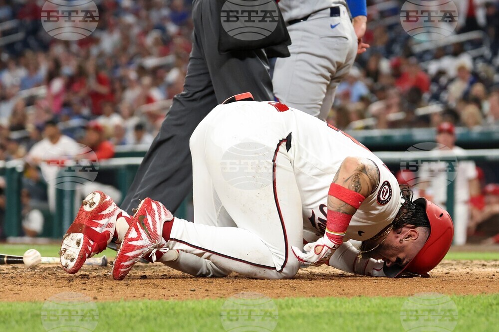 Cubs Nationals Baseball