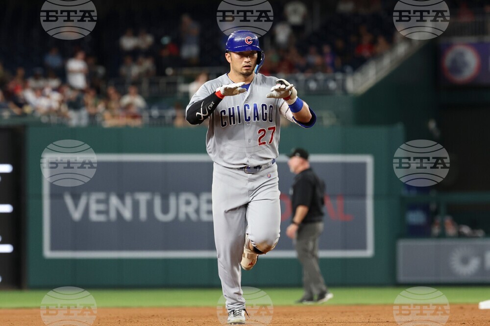 Cubs Nationals Baseball