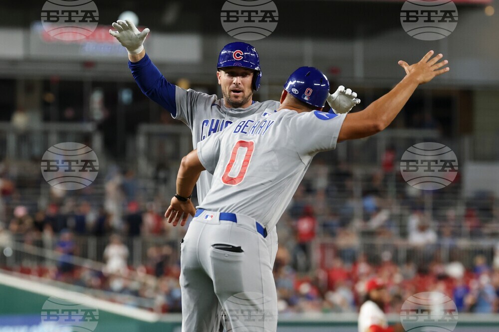 Cubs Nationals Baseball