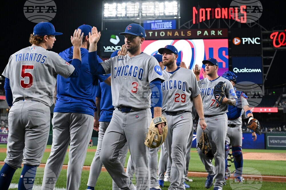 Cubs Nationals Baseball