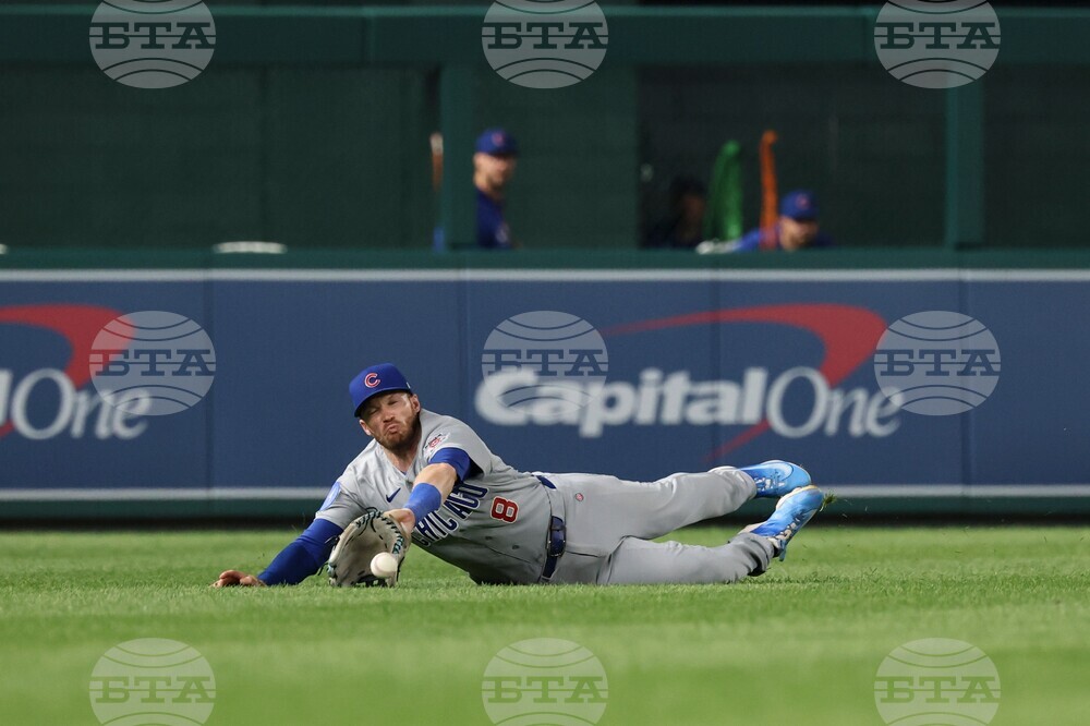 Cubs Nationals Baseball