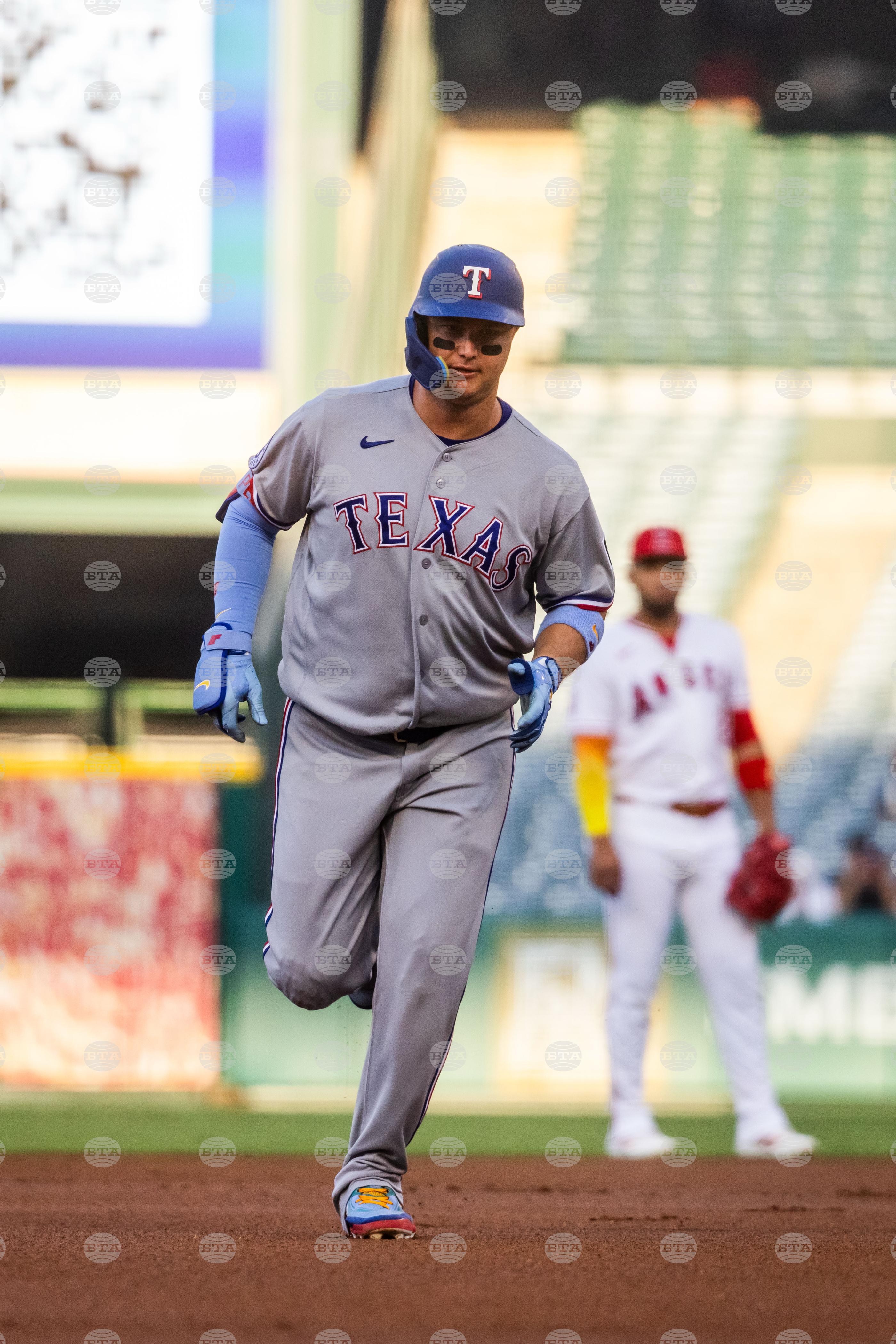 Rangers Angels Baseball