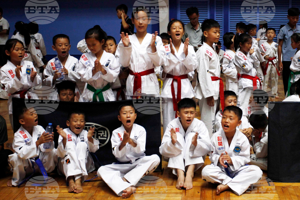 APTOPIX North Korea Taekwondo