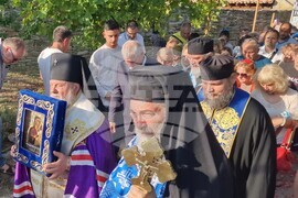 Село Мерданя - посрещане на чудотворната Хавайска мироточива Иверска икона на Пресвета Богородица