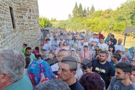 Село Мерданя - посрещане на чудотворната Хавайска мироточива Иверска икона на Пресвета Богородица