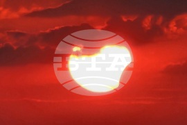 Черна гора - частично слънчево затъмнение
